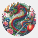 Search for new year design stickers Dragon