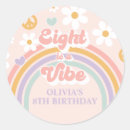 Search for 8th birthday stickers Pink