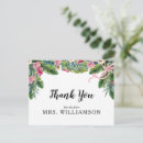 Search for thank you postcards Floral