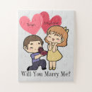 Recherche de couples mignons puzzles Fiançailles