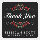 Search for red black and white wedding stickers Roses