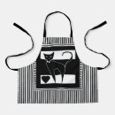 Recherche de chat blanc noir tabliers Moderne