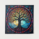 Search for tree of life tapestries Flowers