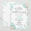 Recherche de winter one derland invitations Pour enfants