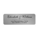 Search for silver return address labels Gold
