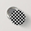 Search for black white gingham buttons Retro