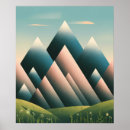 Search for geometric mountains art Minimal