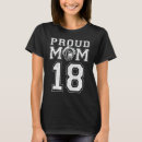 Search for number 18 tshirts Proud