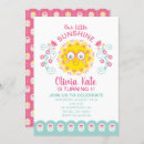Search for you are my sunshine birthday invitations Summer birthday party
