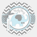 Search for blue chevron baby shower stickers Polka dot