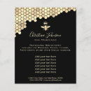 Search for gold background flyers Black