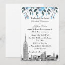 Search for skyline wedding invitations Blue