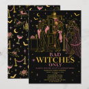Search for girls only party invitations Bad witches only