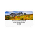Search for rocky mountain return address labels Blue sky