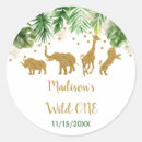 Search for wild one first birthday stickers Safari 1st birthday
