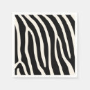Search for zebra stripe napkins Animal