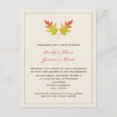 Search for oak wedding invitations Leaves