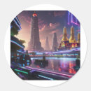 Search for neon light stickers Futuristic