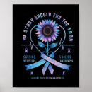 Search for depression ribbon posters Suicide prevention awareness