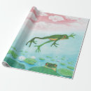 Search for amphibians wrapping paper Animal