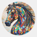 Search for stained glass animals stickers Mosaic