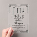 Search for fifty and fabulous birthday invitations 50 year old