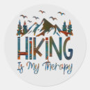 Search for climbers stickers Hiker