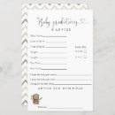 Recherche de baby prediction advice cards Neutre pour le genre