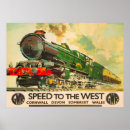Recherche de vintage railway posters Locomotives