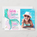 Recherche de splish splash mermaid bash invitations Éclaboussure