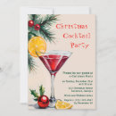 Search for retro cocktail christmas invitations Green