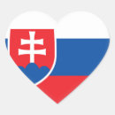 Recherche de ralentir autocollants Drapeau slovaque