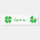 Recherche de trèfle voiture autocollants Shamrock