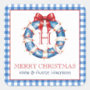 Search for coastal christmas stickers Blue