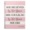 Search for she believed she could notebooks Pink
