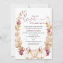 Search for gold pumpkin invitations Pumpkin fall in love