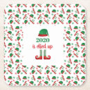 Search for funny christmas coasters Red