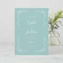 Search for seafoam wedding invitations Vintage