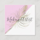 Search for feather business cards Gold