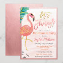 Search for watercolor flamingo invitations Aloha