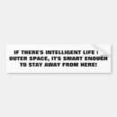 Search for outer space bumper stickers Little green men