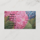 Recherche de hortensia rose cartes visite Floral