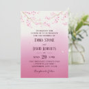Search for pink ombre wedding invitations Floral