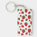 Search for strawberries keychains Fruit