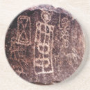 Recherche de pétroglyphe dessous de verres Américain