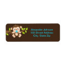 Search for boy monkey return address labels Jungle
