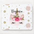 Recherche de licorne rose tapis souris Filles