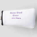 Search for fathers day golf head covers Best dad by par