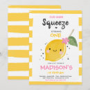 Search for citrus birthday invitations Lemon birthday party