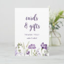 Search for purple bridal thank you cards Wildflower